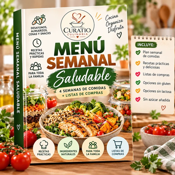 Portada del bono Menú Semanal Saludable